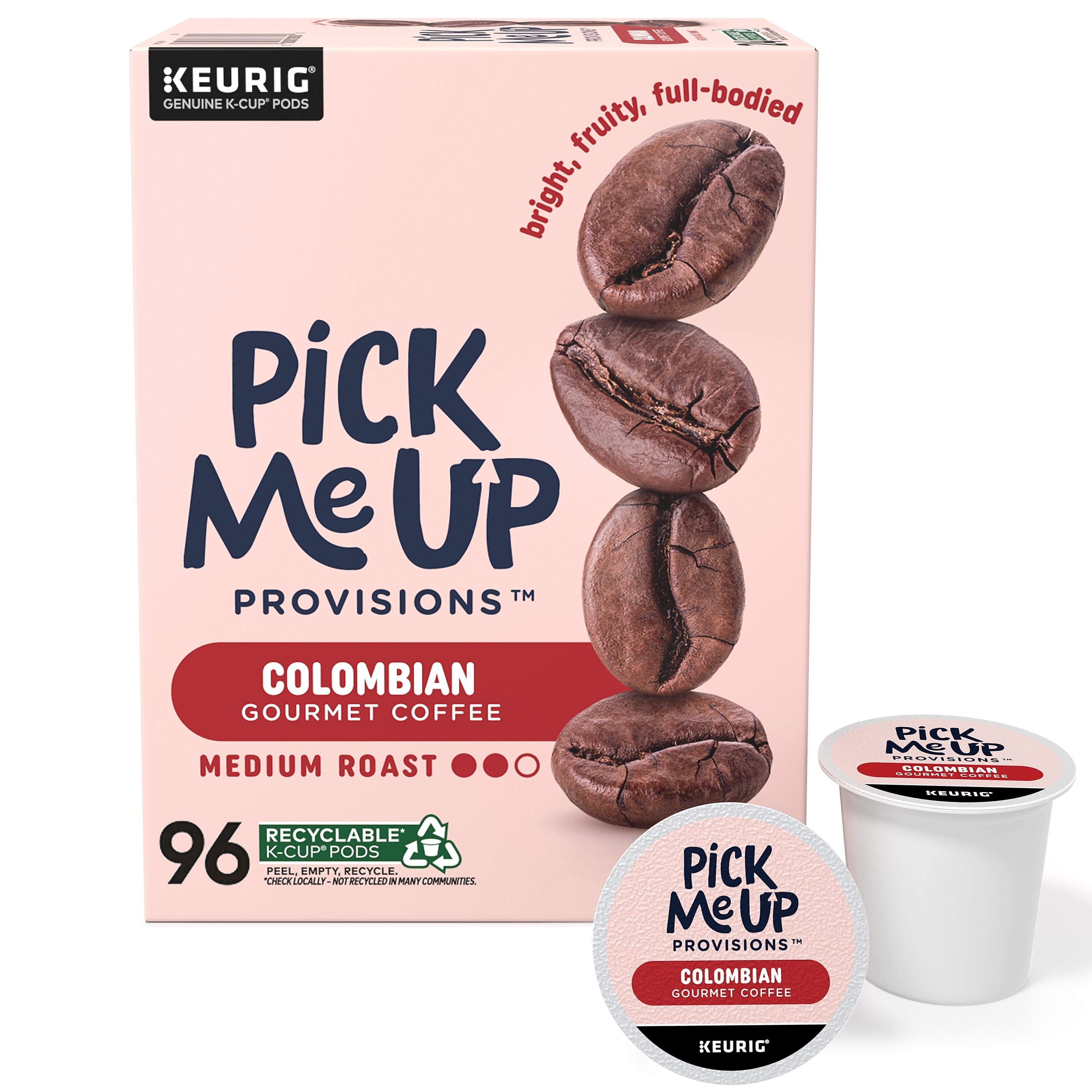 Pick Me Up Provisions™ Colombian Coffee Keurig® K-Cup® Pods, Medium Roast, 96/Carton (52969CT)