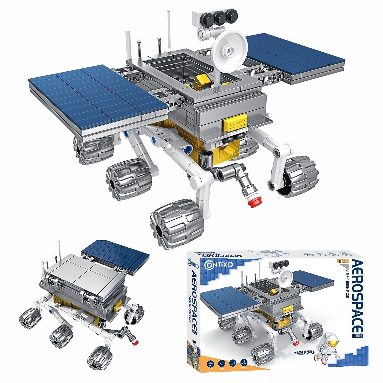 Contixo Aerospace Series Mars Rover Building Block Set, 359 Pieces/Set (CNXBK06)
