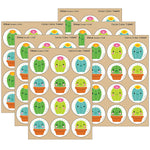 Trend Enterprises Cactus Cuties Citrus scent Scratch 'n Sniff Stinky Stickers, Multicolored, 48/Pack, 6/Packs/Bundle (T-83447-6)