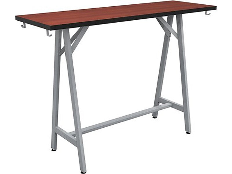 Safco Spark Teaming Table, 20" x 60", Biltmore Cherry (SPK6020SLBMCH)