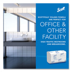 Pro Scottfold Towels, 1-Ply, 9.4 x 12.4, White, 175 Towels/Pack, 25 Packs/Carton