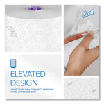 Essential High Capacity Hard Roll Towel, 1-Ply, 8" x 950 ft, White, 6 Rolls/Carton