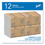 Multi-Fold Towels, Absorbency Pockets, 1-Ply, 9.2 x 9.4, White, 250 Sheets/Pack