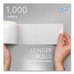 Essential Coreless SRB Bathroom Tissue, Septic Safe, 2-Ply, White, 1,000 Sheets/Roll, 36 Rolls/Carton