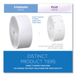 Essential Coreless JRT, Septic Safe, 1-Ply, White, 3.75 x 2,300 ft, 12 Rolls/Carton