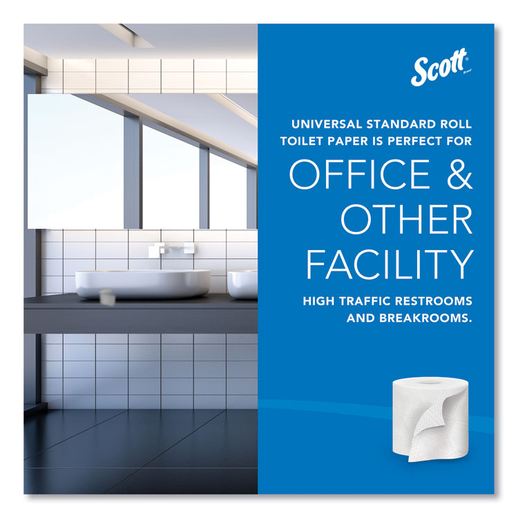 Essential Standard Roll Bathroom Tissue for Business, Septic Safe, Convenience Carton, 2-Ply, White, 550/Roll, 20 Rolls/CT