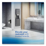 Mod Stainless Steel Recessed Wall Unit With Trash Receptacle, 11 X 4.5 X 54.5