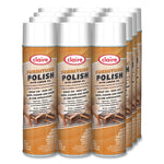 Furniture Polish with Lemon Oil, Lemon Scent; 19 oz Aerosol Spray, Dozen