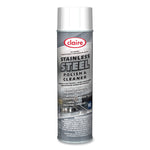 Stainless Steel Polish and Cleaner, Lemon Scent, 15 oz Aerosol Spray, Dozen