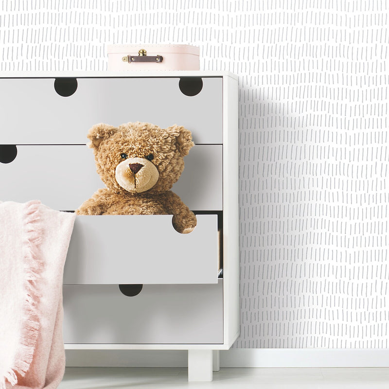 York Wallcoverings Tick Mark Peel and Stick Wallpaper (RMK11364WP)