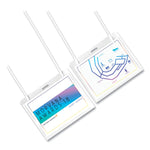 Necklace-Style Badge Holder W/laser/inkjet Insert, Top Load, 4 X 3, We, 100/box