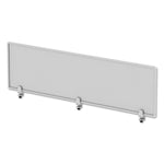 Alera® Polycarbonate Privacy Panel, 65w x 18h, Silver