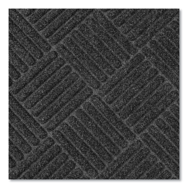 Ecomat Crosshatch Entry Mat, 48 x 72, Charcoal