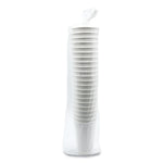 Paper Hot Cups, Double-Walled, 16 oz, White, 25/Pack