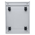 File Pedestal With Full-Length Pull, Left Or Right, 2-Drawers: Box/file, Legal/letter, Light Gray, 14.96" X 19.29" X 21.65"