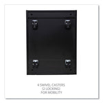 File Pedestal With Full-Length Pull, Left Or Right, 2 Legal/letter-Size File Drawers, Black, 14.96" X 19.29" X 27.75"