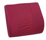 DMI 14" x 13" Foam Standard Lumbar Cushion, Polyester/Cotton Cover, Burgundy (555-7300-0700)