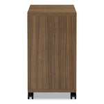 Alera Valencia Series Mobile Pedestal, Left Or Right, 2 Legal/letter-Size File Drawers, Modern Walnut, 15.38" X 20" X 26.63"