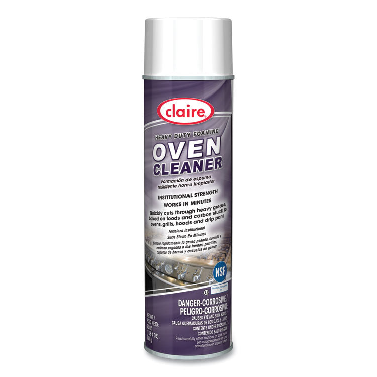 Heavy Duty Foaming Oven Cleaner, 20 oz Aerosol Spray, 12/Carton