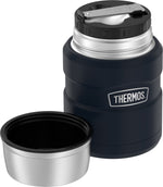 Thermos King Stainless Steel Insulated Food Jar, Midnight Blue, 16 oz. (EASK3000MDB4)