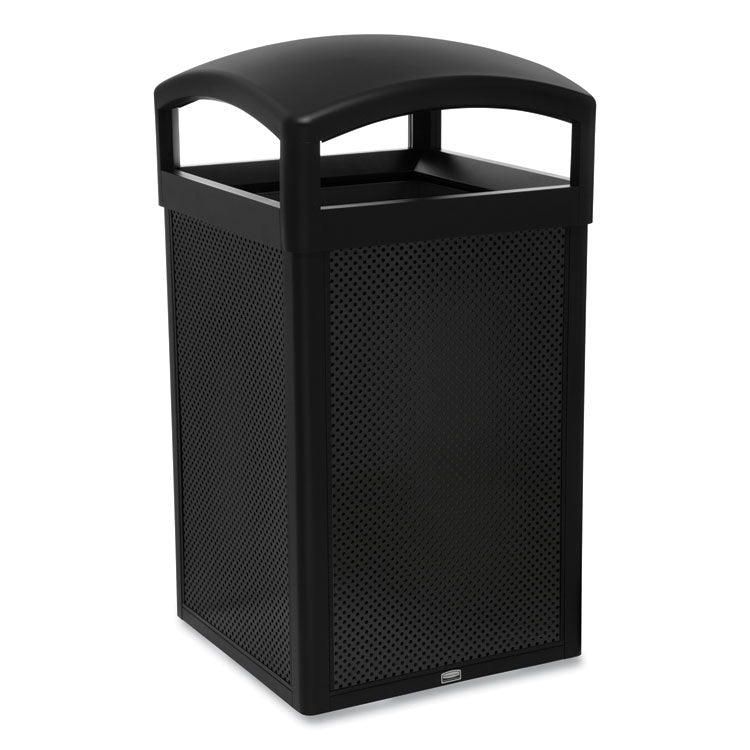 Large General Purpose Perforated Panels for Tailor and Landmark Series Containers, 20.72" x 0.5" x 34.33", Black, 4/Carton