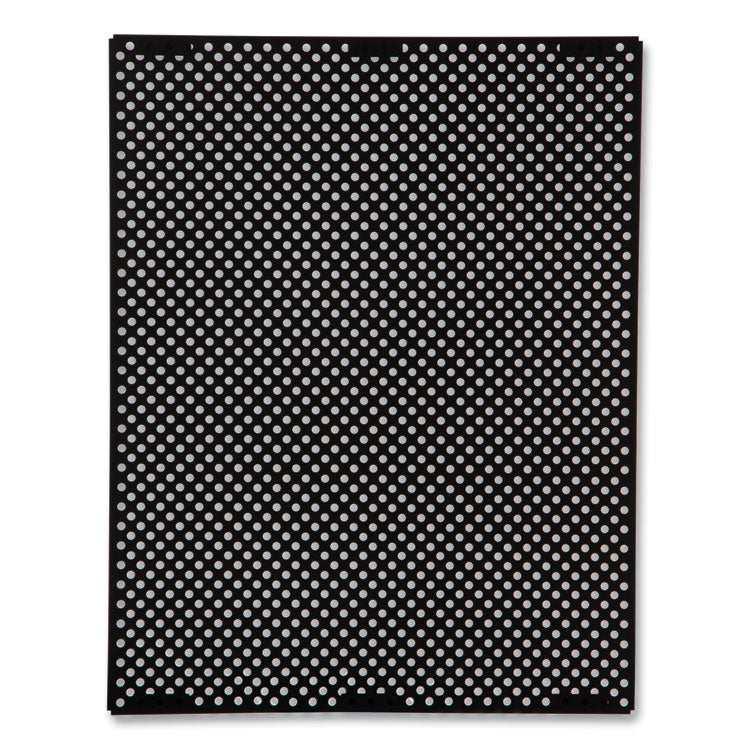 Medium General Purpose Perforated Panels for Tailor and Landmark Series Containers, 20.72" x 0.5" x 27.95", Black, 4/Carton