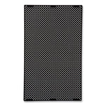 Large General Purpose Perforated Panels for Tailor and Landmark Series Containers, 20.72" x 0.5" x 34.33", Black, 4/Carton