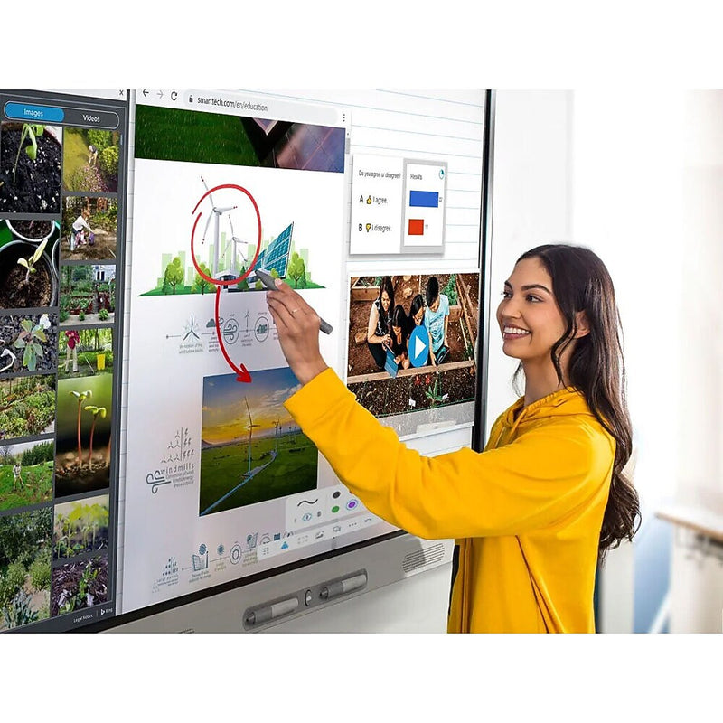 Smart Board MX 65" Wall Mountable All-In-One Interactive Display for Digital Signage (MX265-V5)