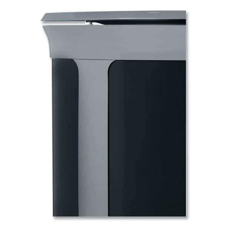 ENHANCE Series Waste Receptacle, 23 gal, Metal, Pearl Gray/Umbra Gray