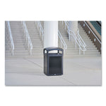 Medium General Purpose Perforated Panels for Tailor and Landmark Series Containers, 20.72" x 0.5" x 27.95", Black, 4/Carton