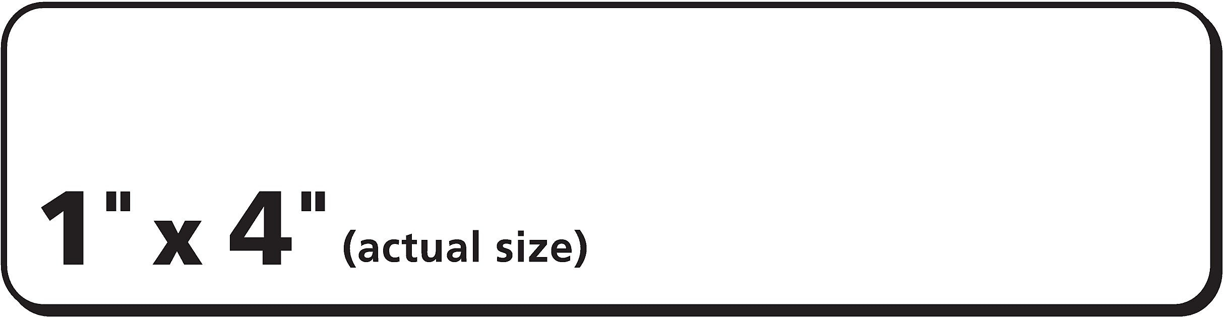 PRES-a-ply Laser/Inkjet Address Labels, 1" x 4", White, 20 Labels/Sheet, 100 Sheets/Box, 2,000 Labels/Box (30601)