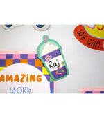 Carson Dellosa Education We Stick Together Cups & Water Bottles Cut-Outs, 36 Peices (CDP120651)