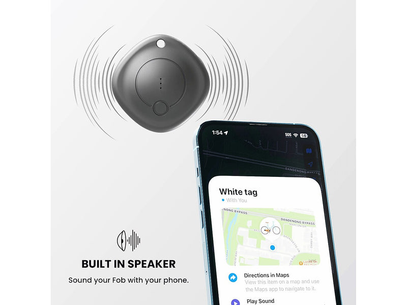 JOURNEY LOC8 Bluetooth Tracker, Black (JSTTBK)
