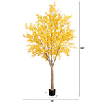 Nearly Natural 9' Autumn Maple Artificial Fall Tree (T4812)