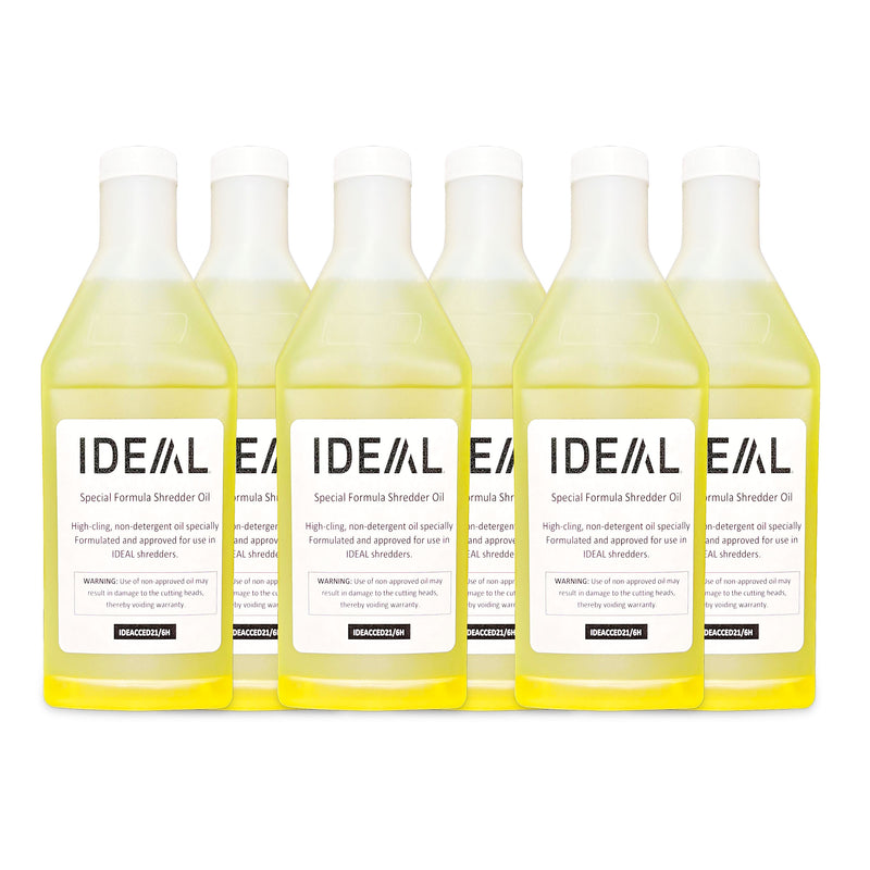 IDEAL Special Lubricating Shredder Oil, 32 oz., 6/Pack (IDEACCED21/6H)