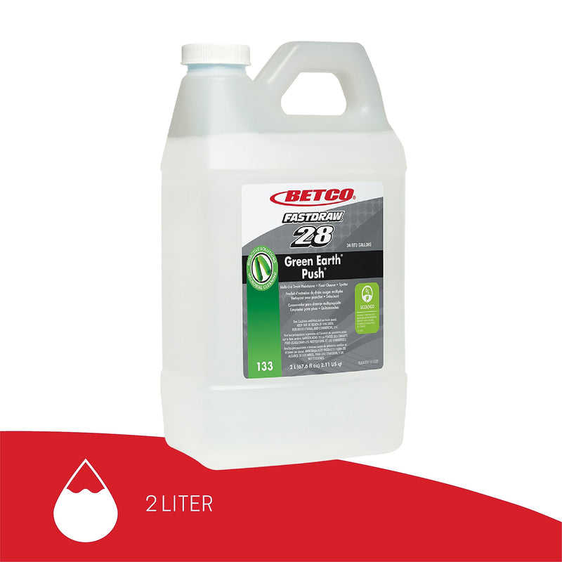 Betco Probiotic Solutions Push Drain Maintainer/Odor Eliminator, Mint Scent, 67.6 Oz., 4/Carton (1334700)