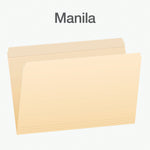 Pendaflex Heavy Duty File Folder, Straight Cut, Legal Size, Manila, 100/Box (1007057)