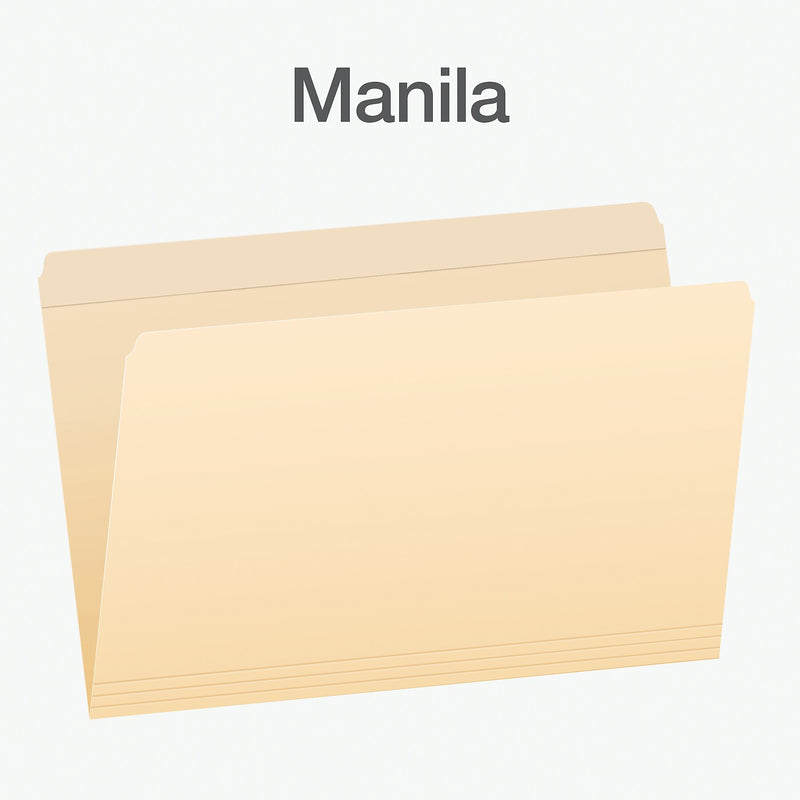 Pendaflex Heavy Duty File Folder, Straight Cut, Legal Size, Manila, 100/Box (1007057)