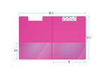 Davis Group Premium Polypropylene Clipboard, Letter Size, Pink, 10/Pack (4511-43-10)