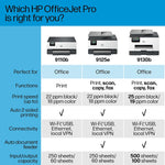 HP OfficeJet Pro 9125e Wireless Color All-In-One Inkjet Printer, Print, Scan, Copy, Fax, Best for Home Office, 3 Months FREE Ink