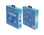 Cubitt Jr. Wireless Active Noise Canceling Over-Ear Headphones, Bluetooth, Sky Blue (CTANCJR-2)