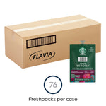 Starbucks Caffe Verona Coffee Flavia Freshpacks, Dark Roast, 76/Carton (MDR01039)
