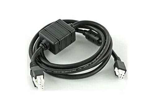 Zebra Male/Male Standard Power Cord for 4-Slot Ethernet Cradle, Black (CBL-DC-381A1-01)