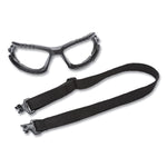 Solus 1000-Series Safety Glasses, Green Plastic Frame, Clear Polycarbonate Lens