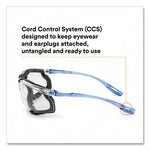 CCS Protective Eyewear with Foam Gasket, +1.5 Diopter Strength, Blue Plastic Frame, Clear Polycarbonate Lens