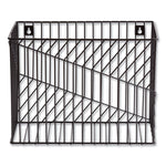 Vena Hanging File Basket, Letter Size, 6.85" Long, Black