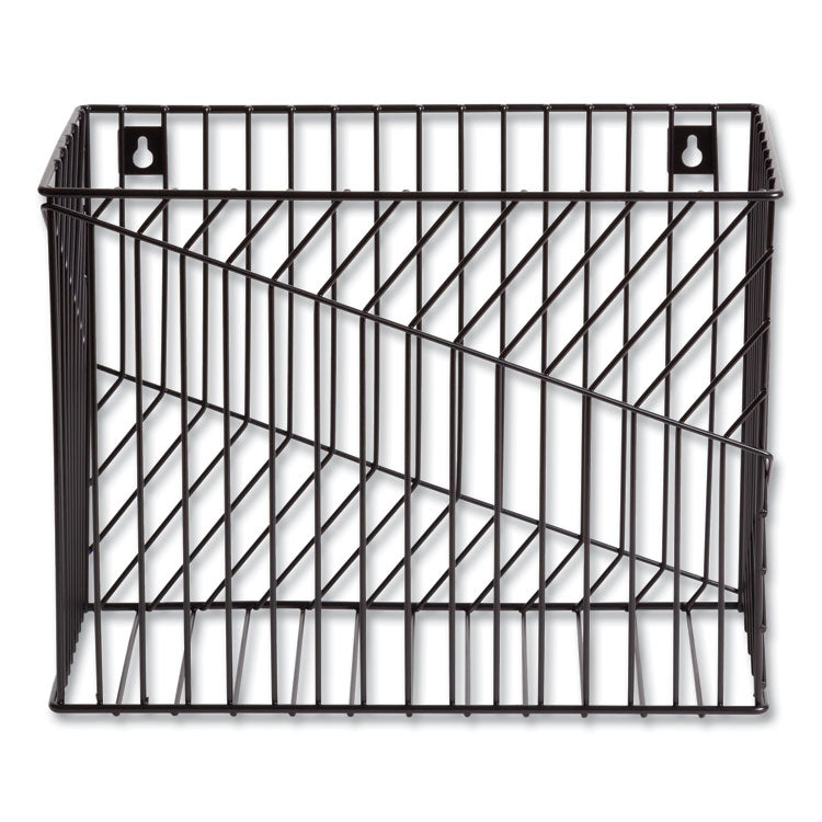 Vena Hanging File Basket, Letter Size, 6.85" Long, Black