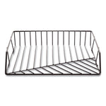 Vena Paper Tray, 1 Section, Holds 11" x 8.5" Sheets, 10.04 x 12.44 x 2.01, Black