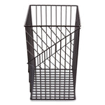 Vena Hanging File Basket, Letter Size, 6.85" Long, Black
