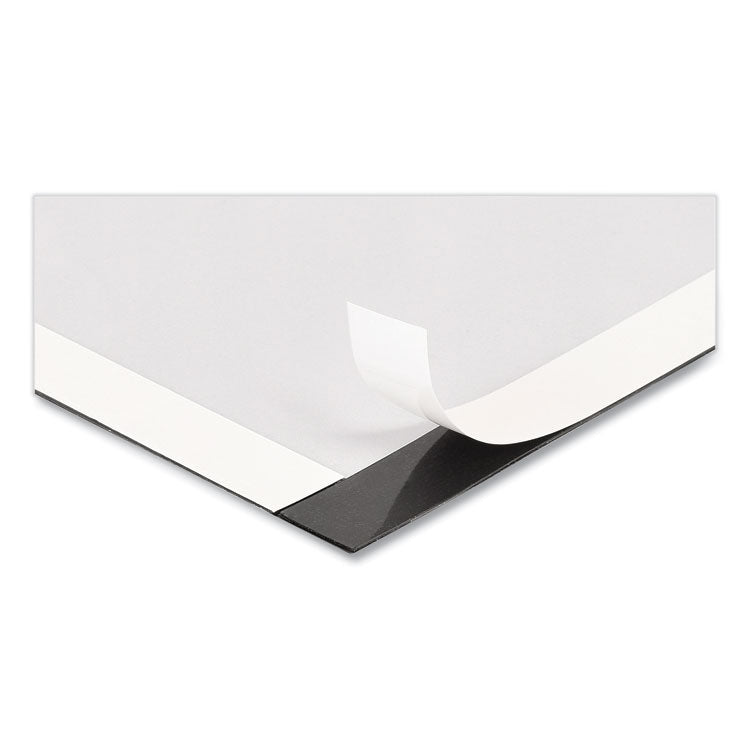 Self-Adhesive Sign Holders, 8.5 x 11 Insert, Clear with Red Border Frame, 2/Pack
